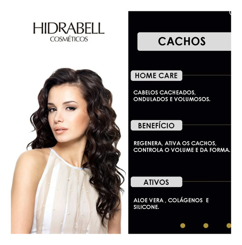 Shampoo Nutri, Hidrata E Protege Os Fios 285ml Hidrabell