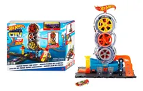 Comprar Hot Wheels City Súper Tienda De Llantas Incluye 1 Carro
