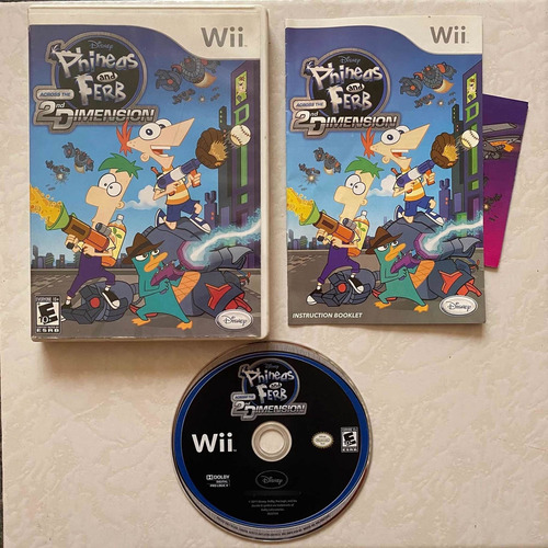 Phineas And Ferb Across The 2nd Dimension Juego Para Tu Wii