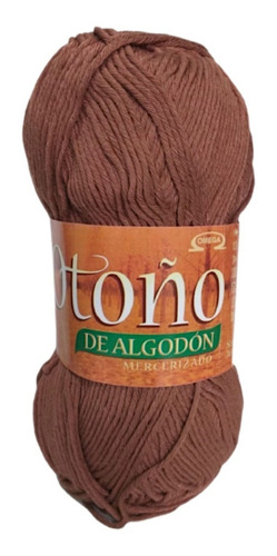 Hilaza Otoño 100% Algodón Madeja De 100g Color Café tabaco