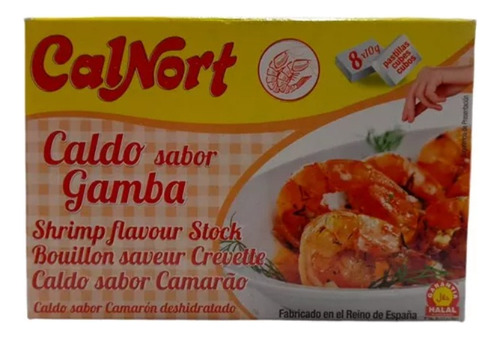 Caldo De Gamba X 8 Cubos Calnort Español 