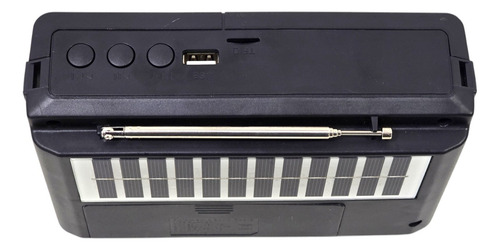 Radio Solar Recargable Tecnolab Tl636 Usb/sd Linterna