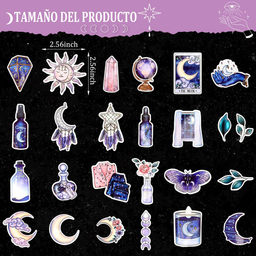 Pegatinas Vinilo, Al Azar 100 Pcs Pegatinas Bruja,