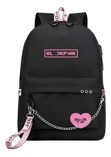 Set De Mochila Escolar Blackpink Para The Morch Kit3