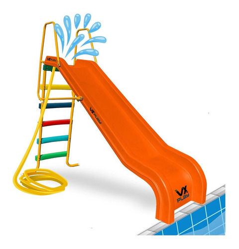 - Tobogan Acuatico Vxplay 5 Escalones Rotomoldeo Pileta Agua