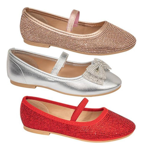 Kit Ballerina Vivis Shoes Kids Oro Rosa/rojo/plata Niña 3570
