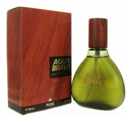 Puig Agua Brava Eau De Cologne Spray For Men, 3.4 Ounce