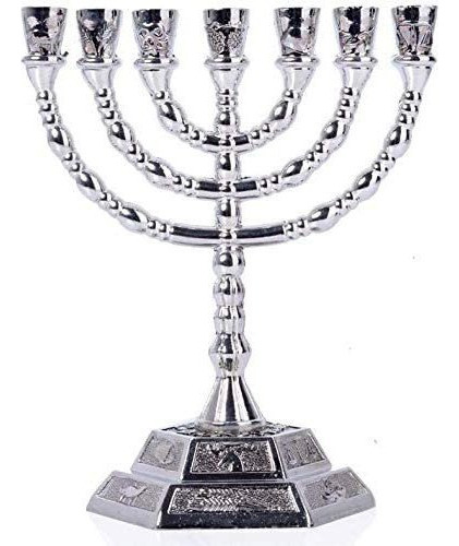 Jerusalem Grandes 12 Tribus De Israel 7 Rama Templo Menorah