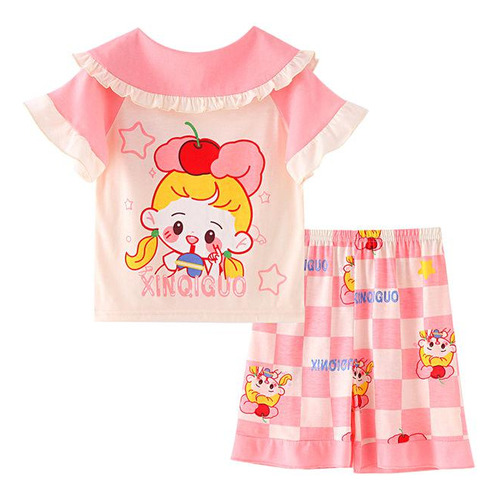 Pijama De Manga Corta De Algodón My Melody Kuromi Cinnamorol