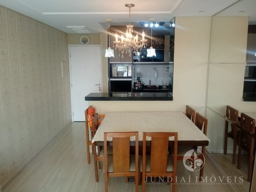 Vendo Lindo Apartamento No Altos Do Pacaembu Em Jundiaí, 74 M², Andar Alto, Vista Panorâmica, 03 Dormitórios (01 Suíte) 02 Vagas, Lazer Completo, Bairro Com Todas As Comodidades. E - Ap00291 - 347845