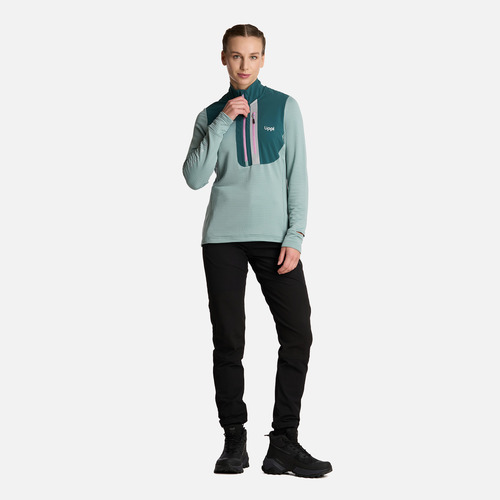 Polerón Mujer Karova Nano-f 14 Zip Jade Lippi I25