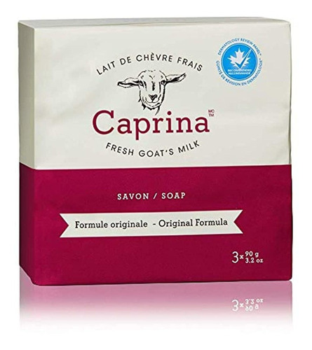 Caprina Jabón De Leche De Cabra Fresca, Fórmula Original