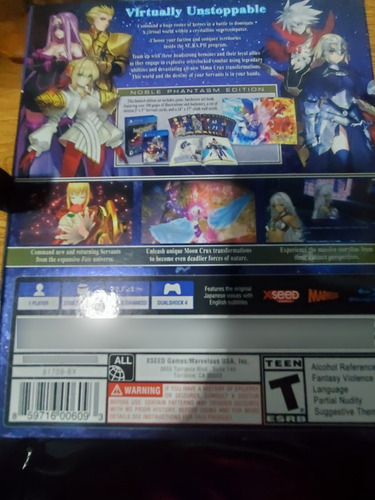 Fate/extella: The Umbral Star Noble Phantasm Ed. Ps4 1 Dueño (Usado)