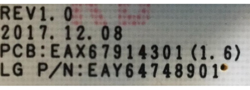Kit Lg Oled Ebt64926703 Eay64748901 6871l-5730b Oled65c8pua (Usado)
