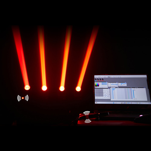 Adaptador De Transmisor Dmx Inalámbrico Usb A Cable Studio C