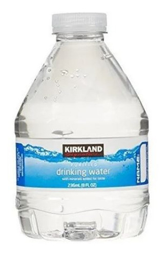 Agua Purificada Kirkland Signature 237 Ml Pureza Máxima