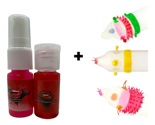 Desensibilizador Oral + Multiorgásmico + Condon Texturizado