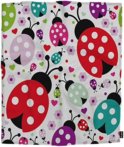 Mugod Ladybug Manta Sin Costuras Para Niños Lady Bug Lunares