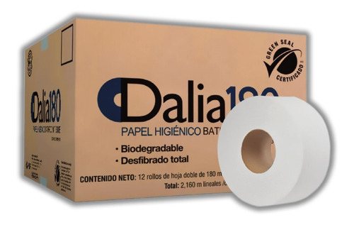 Caja De Papel Higiénico Fapsa Dalia 180 Mts Rollo Hb19318