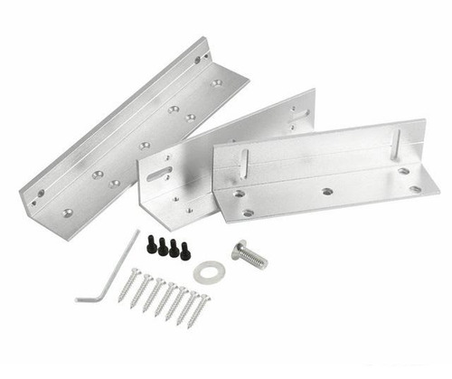 Imagen 1 de 6 de Herraje Zl 180kg Soporte Cerradura Magnetica Electrica