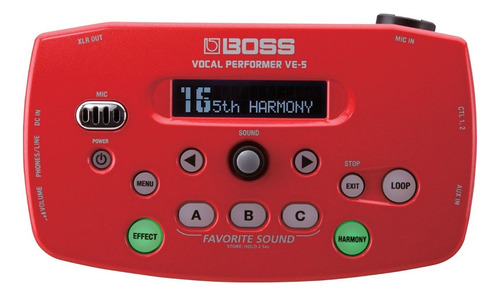 Procesador De Efectos Vocales Boss Ve5 