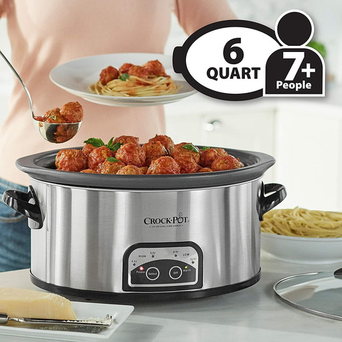 Imagen 5 de 6 de Crock Pot Smart Olla De Coccion Lenta Con Gres Facil De Limp