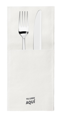 Imagen 2 de 6 de Servilletas Blancas Tissue Premium 2hoja 40x40x600u Valot