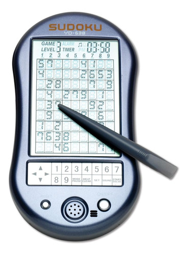 Deluxe Sudoku Handheld Game Juego De Sudoku Electrónic...