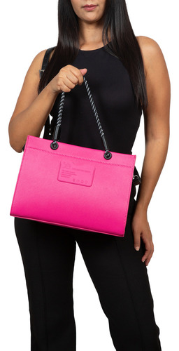 Bolsa Satchel Cloe Ropez I Mediano Color Rosa