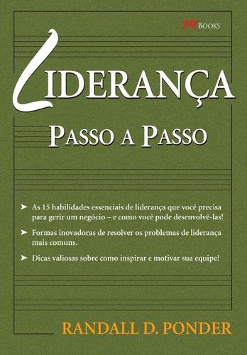 Libro Lideranca Passo A Passo De Ponder Randall D M.books