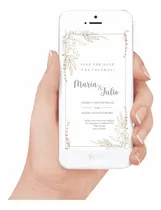 Comprar Tarjeta Casamiento Invitaciones Digitales Personalizada