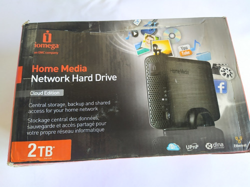 Hd 2tb - Iomega Home Media Network Drive - Novíssimo - Zero