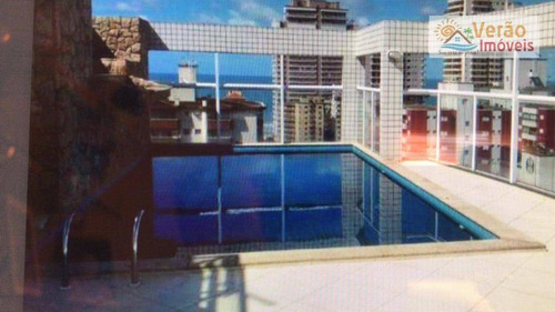 Imagem 1 de 19 de Apartamento Com 3 Dormitórios À Venda, 123 M² Por R$ 490.000,00 - Canto Do Forte - Praia Grande/sp - Ap0107