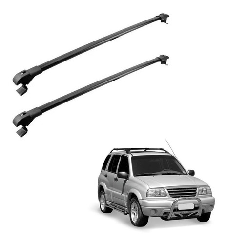 Rack De Teto Travessa Chevrolet Tracker 2001 A 2009 Preta