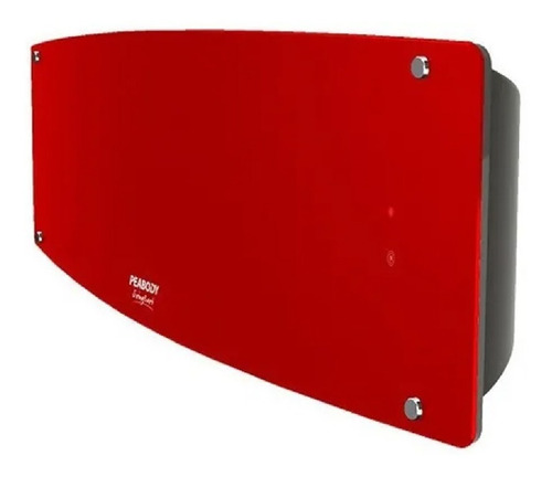 Imagen 3 de 7 de Caloventor Peabody Rojo De Pared Led Pe-cvl20r
