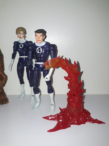 Boneco Quarteto Fantástico Toybiz Lot De 3 Marvel Legnds (Usado)