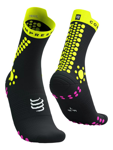 Calcetín Trail Pro Racing Socks V4.0 Black - Compressport