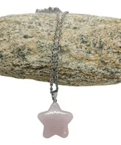 Comprar Estrella Cuarzo Rosa Gemas 45 Cm. Relajación Y Amor