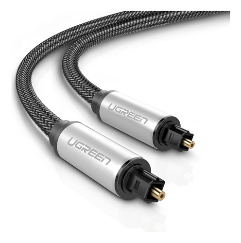 Cabo de áudio de fibra óptica digital Ugreen Toslink Premium 2m