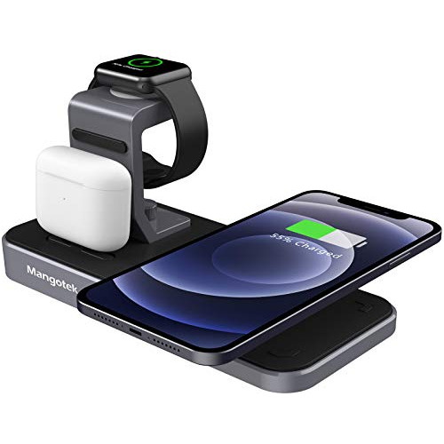  Watch Charger And   Wireless Charging Station, Qi Fast...
