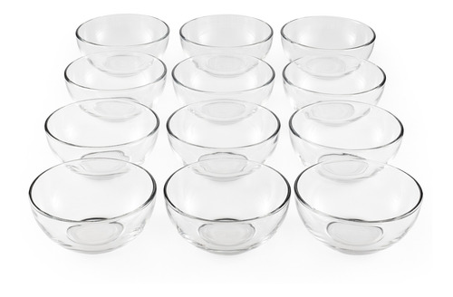 Set De 12 Tazones Redondos Mainstays En Vidrio
