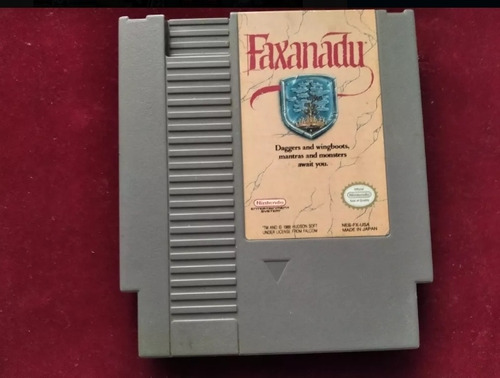 Faxanadu ( Juego Nintendo Americano Nes ) 10v      _\(^o^)/_