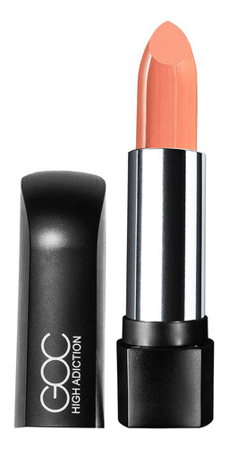 Goc, Labial Mate, Lipstick High Adiction, Larga Duración Color Coral Claro