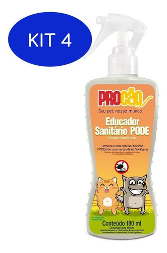 Kit 4 Educador Sanitário - Pode - Procão