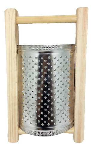 Ralador Mineiro Pequeno - Metal/madeira - 16cm X 13cm X 22cm