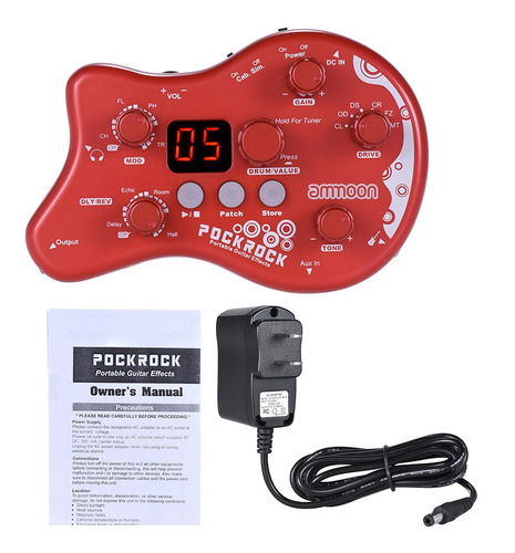 Pedal De Afinación Pockrock Ammoon Guitarra Portátil