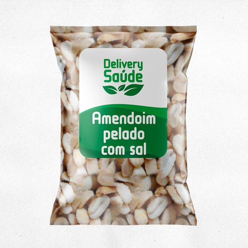 Amendoim Sem Pele Com Sal 100g