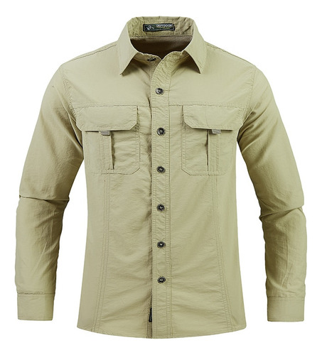 Camisa Táctica Militar Para Hombre, Transpirable E Impermeab