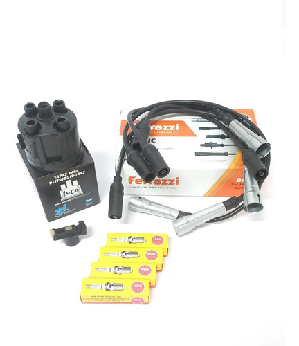 Kit Cable+4bujias+tapa Distrib.+rotor Sav. Gol1.61.8 95/14