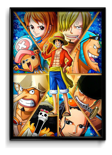 Cuadro One Piece M3 20 X 30 Marco + Lámina + Vidrio